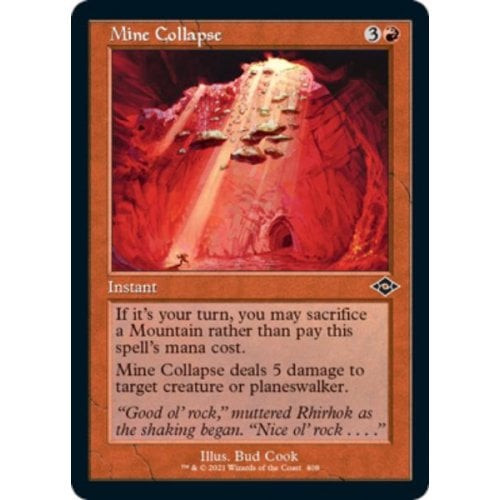 Mine Collapse (Retro Frame) (foil)