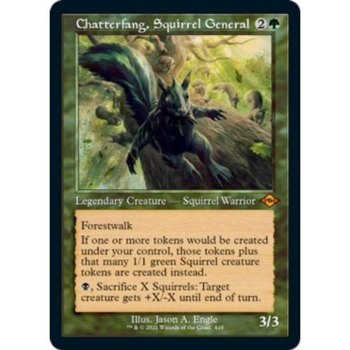 Chatterfang, Squirrel General (Retro Frame) (foil)