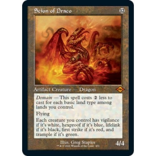 draco mtg card Magic The Gathering Ga ring - Scion of Draco (234)