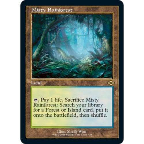 Misty Rainforest (Retro Frame) (foil)