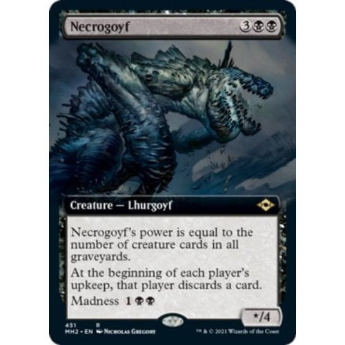 Necrogoyf (Extended Art) (foil)
