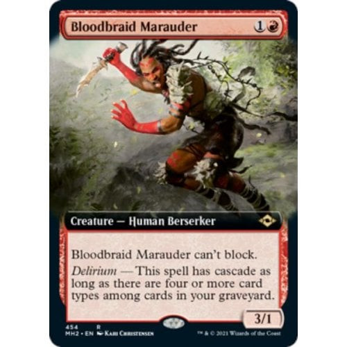 Bloodbraid Marauder (Extended Art) (foil)