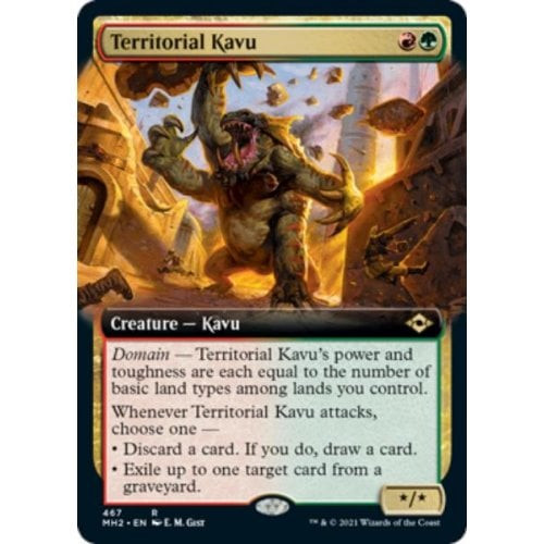 Territorial Kavu (Extended Art) (foil) | Modern Horizons 2