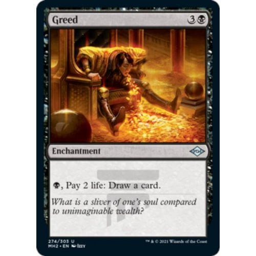 Greed (Etched foil) | Modern Horizons 2