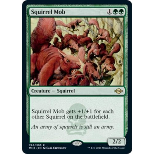 Squirrel Mob (Etched foil)