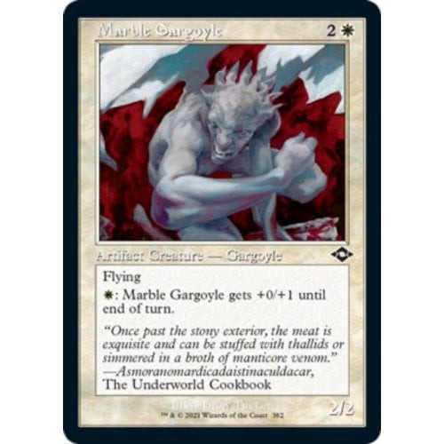 Marble Gargoyle (Retro Frame) (Etched foil)