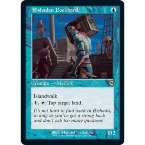 Rishadan Dockhand (Retro Frame) (Etched foil) | Modern Horizons 2