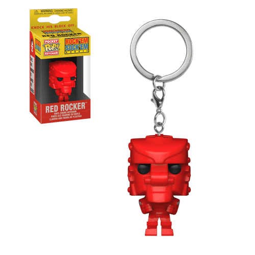 Pocket POP! Keychain: Retro Toys  - Rock 'Em Sock 'Em Robots: Red Rocket