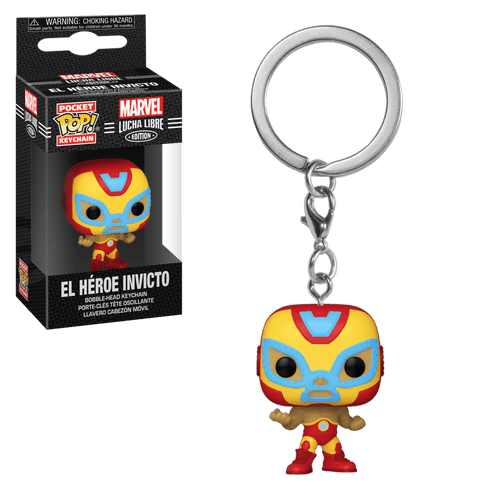 Pocket POP! Keychain: Marvel Lucha Libre - Iron Man