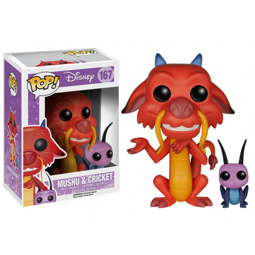 POP! Disney - Mulan #167 Mushu And Cricket