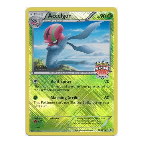 Noble Victories 12/101 Accelgor (League Promo STAFF)