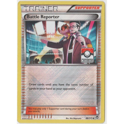 XY Furious Fists 88/111 Battle Reporter (League Promo)