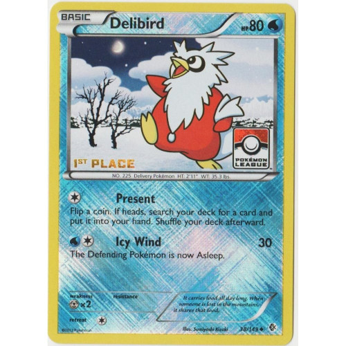 Boundaries Crossed 38/149 Delibird (League Promo 1st Place)