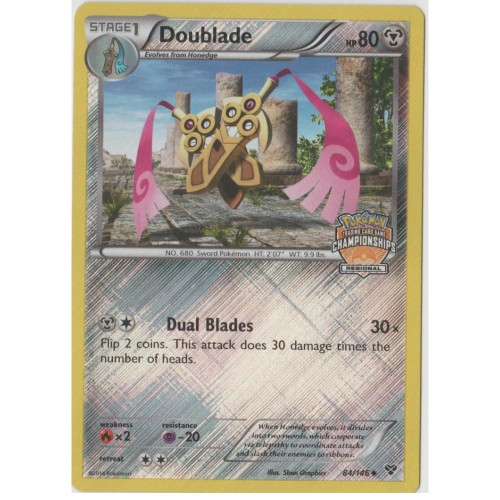 XY Base Set 084/146 Doublade (Regional League Promo)