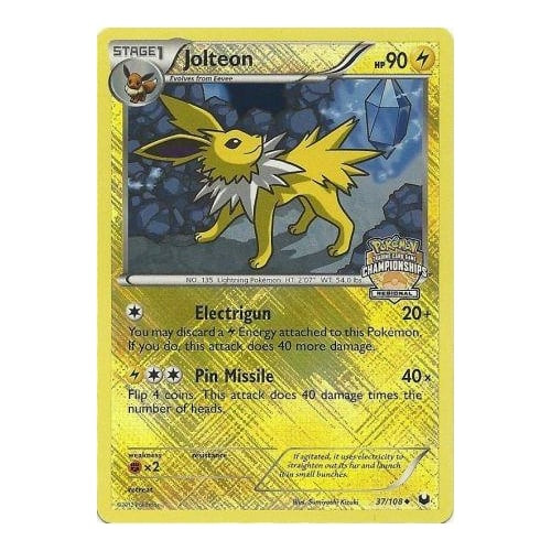 Dark Explorers 37/108 Jolteon (Regional League Promo)