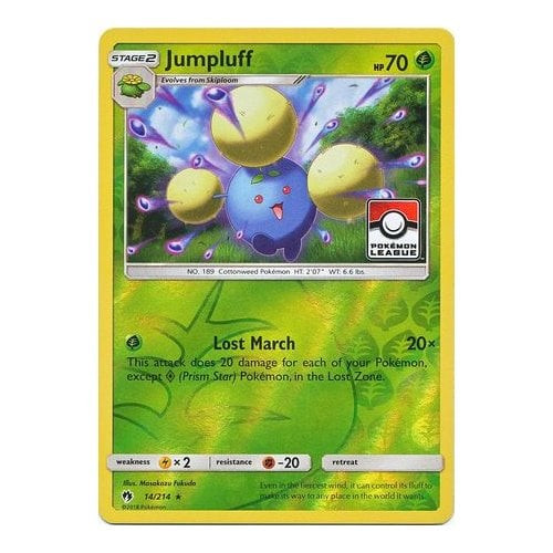 SM Lost Thunder 14/214 Jumpluff (League Promo)