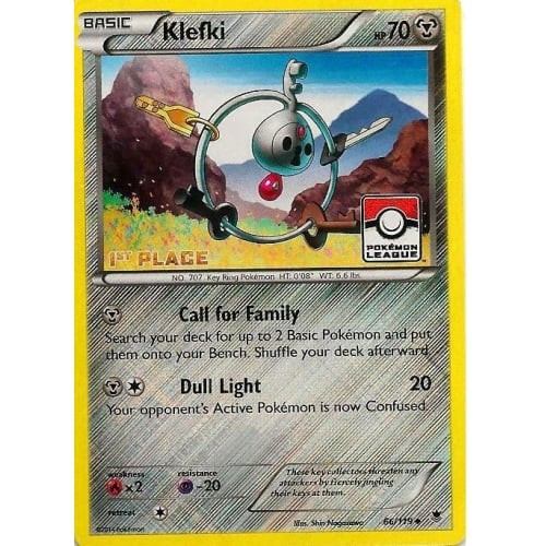 XY Phantom Forces 066/119 Klefki (League Promo 1st Place)