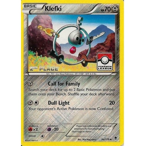 XY Phantom Forces 66/119 Klefki (League Promo 2nd Place)