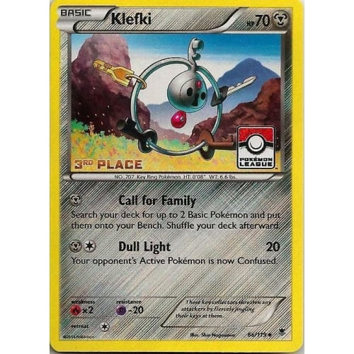 XY Phantom Forces 66/119 Klefki (League Promo 3rd Place)