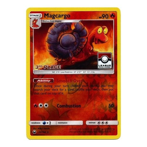 SM Celestial Storm 24/168 Magcargo (League Promo 3rd Place)