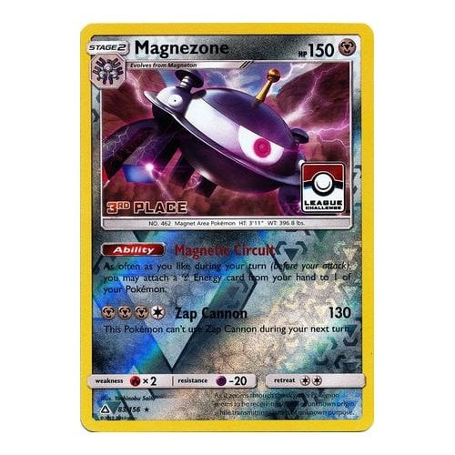 SM Ultra Prism 83/156 Magnezone (League Promo 3rd Place)