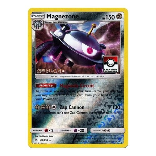 SM Ultra Prism 83/156 Magnezone (League Promo 4th Place)