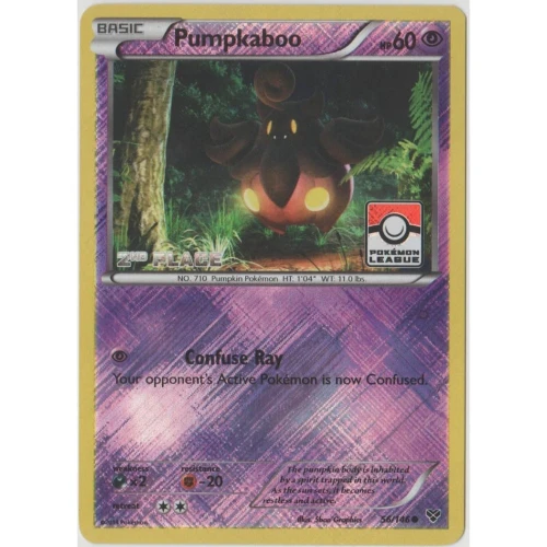 XY Base Set 56/146 Pumpkaboo (League Promo 2nd Place)