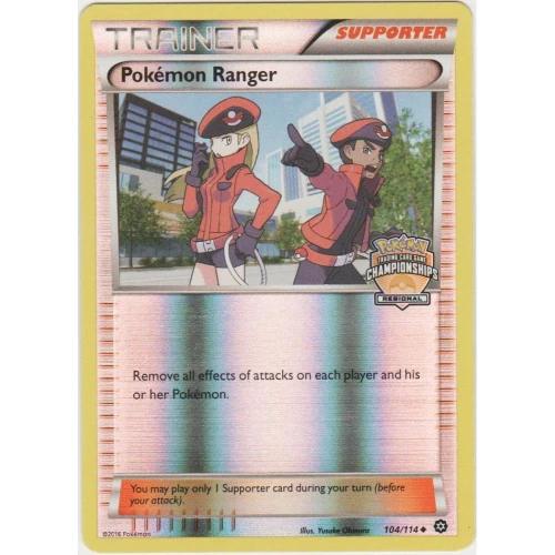 XY Steam Siege 104/114 Pokemon Ranger (League Promo)