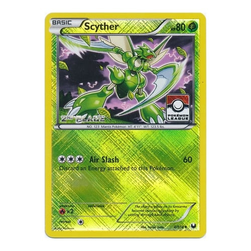 Dark Explorers 4/108 Scyther (League Promo 2nd Place)
