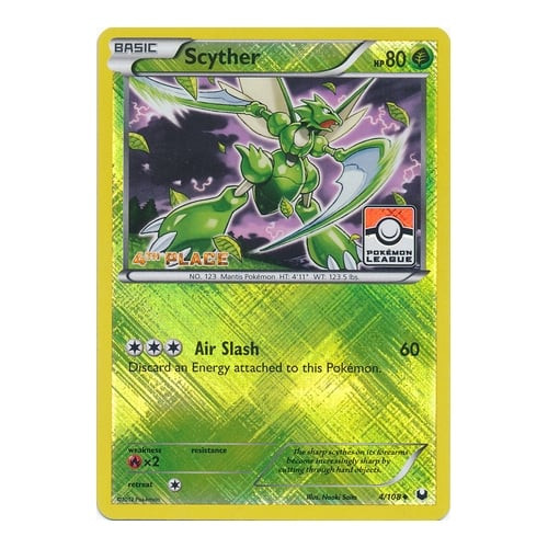 Dark Explorers 4/108 Scyther (League Promo 4th Place)