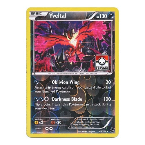 XY Steam Siege 065/114 Yveltal (League Promo)