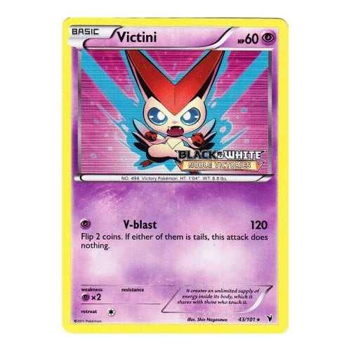 Noble Victories 43/101 Victini (PreRelease Promo)