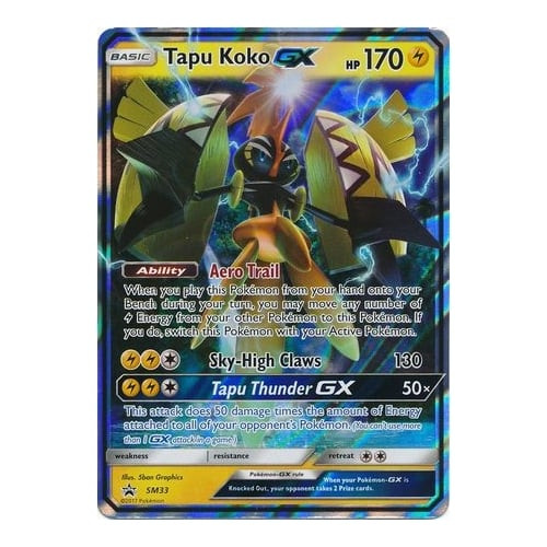 Sun & Moon Promo SM033 Tapu Koko GX