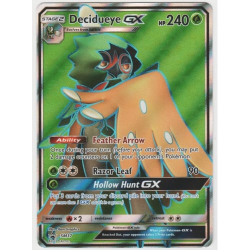 Sun & Moon Promo SM037 Decidueye GX (Full Art)