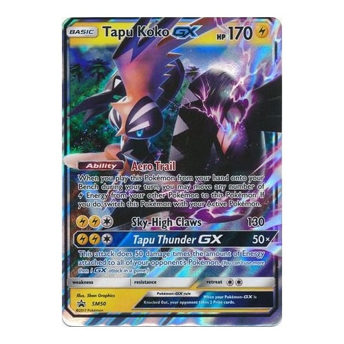 Sun & Moon Promo SM050 Tapu Koko GX (Shiny)
