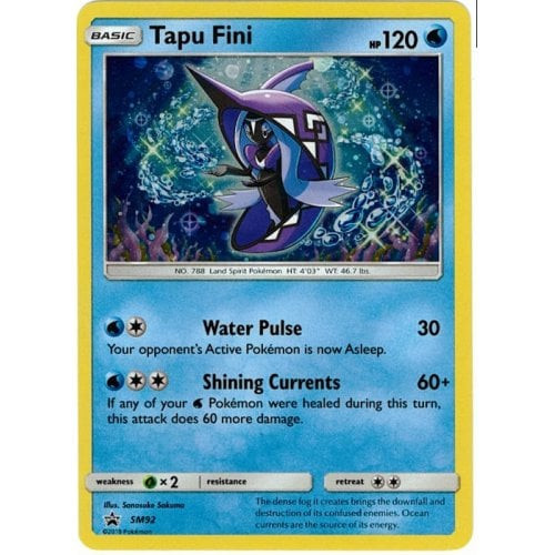 Sun & Moon Promo SM092 Tapu Fini