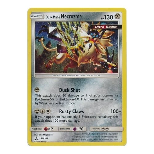 Sun & Moon Promo SM107 Dusk Mane Necrozma