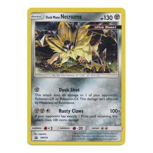 Sun & Moon Promo SM124 Dusk Mane Necrozma