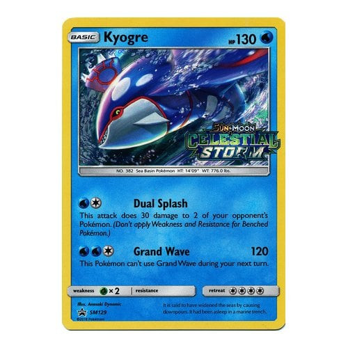 Sun & Moon Promo SM129 Kyogre