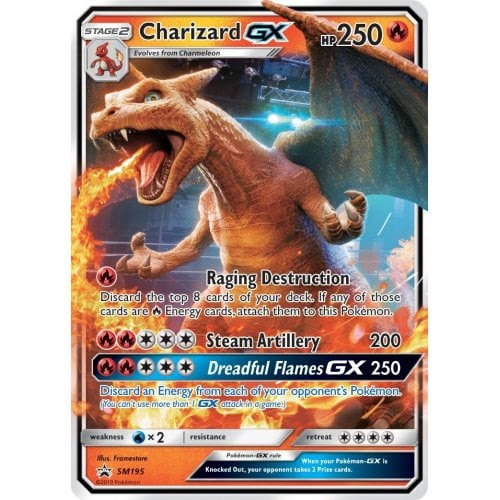 Sun & Moon Promo SM195 Charizard GX