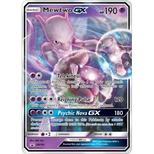 Sun & Moon Promo SM191 Mewtwo & Mew GX (TAG TEAM) | Magic Madhouse