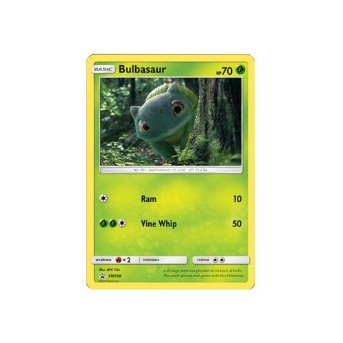 Sun & Moon Promo SM198 Bulbasaur (Cosmo Holo)
