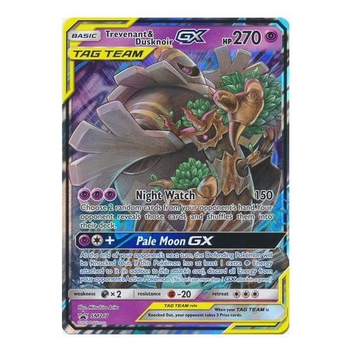 Sun & Moon Promo SM217 Trevenant & Dusknoir GX (TAG TEAM)