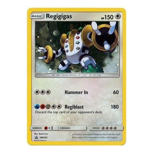 Sun & Moon Promo SM243 Regigigas