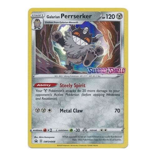 Sword & Shield Promo SWSH008 Galarian Perrserker