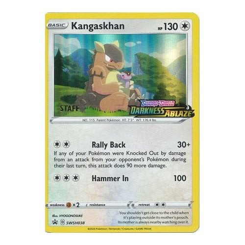 Sword & Shield Promo SWSH038 Kangaskhan (Staff)