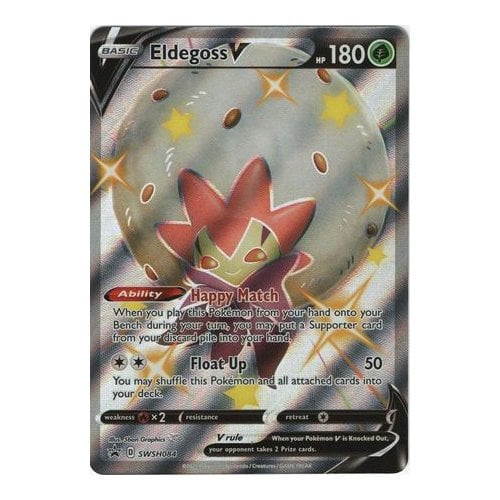 Sword & Shield Promo SWSH084 Eldegoss V (Shiny Full Art)