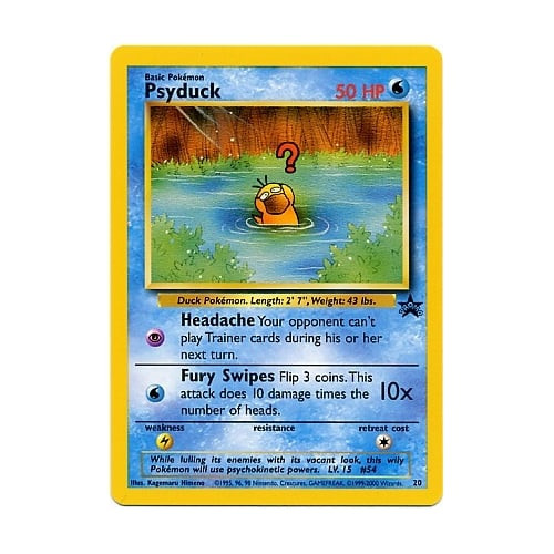 Pokemon Black Star Promo 20 Psyduck