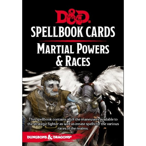 Dungeons & Dragons 5th Edition: Spellbook Cards - Martial Powers & Races (Version 3)