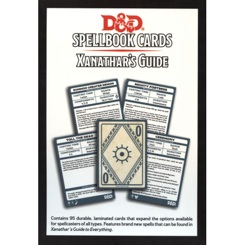 Dungeons & Dragons 5th Edition: Spellbook Cards - Xanathar's Guide to Everything